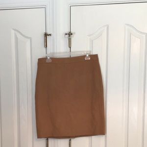 Camel colored J. Crew Pencil Skirt